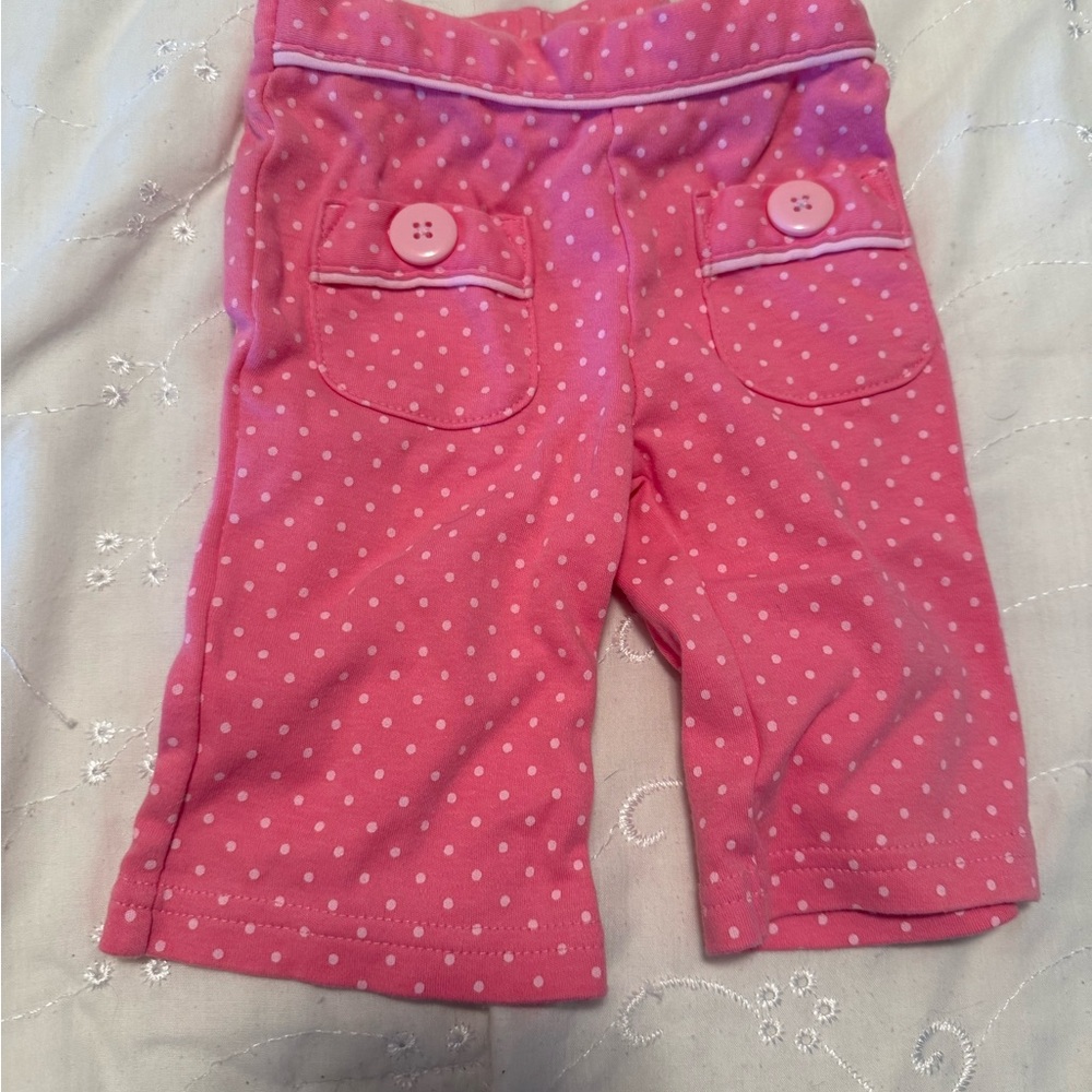 Charming Pink Polka Dot Kids Shorts